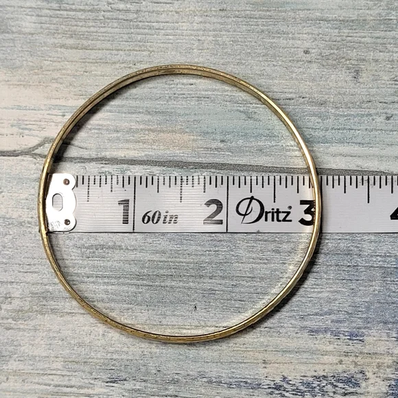 Three Gold Bangle Set - Picture 3 of 5